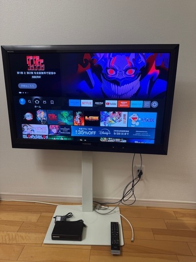 総額3万円相当⭐️東芝42インチテレビ+台/HDD/FIRE TVセット