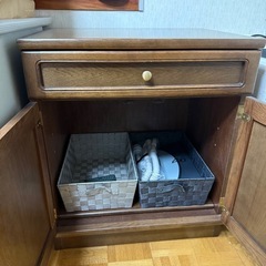両開き　収納棚　収納の画像