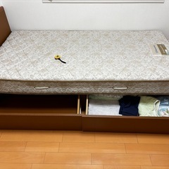 【9/20まで】シングルベッド&ベッドフレームの画像