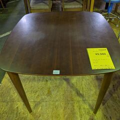 ジャングル×2大型良品館 2人用ダイニングセット ブラウン シック オシャレの画像