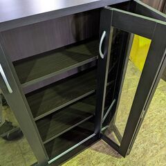 ジャングル×2大型良品館 扉付き本棚 ブラウンの画像