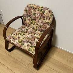 ⭐️美品⭐️ 藤椅子　ラタン椅子　椅子　いす　イスの画像