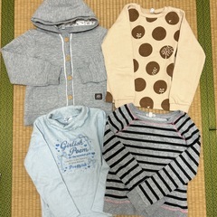 130 女の子 秋冬服の画像