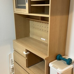 【KAGU LABO 木製 北欧 食器棚】の画像