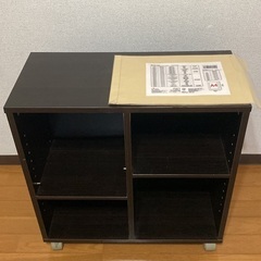 棚　カラーボックス　キャスター付きの画像