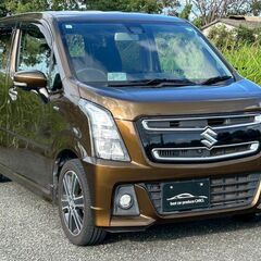 コミコミ🚘車検付き！ターボ！ハイブリッド！デカナビ！フルセグTV！Bluetoothオーディオ！HUD！シートヒーター！ワゴンRスティングレー！の画像