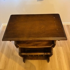 カリモク　オールド　家具　サイド　テーブルの画像