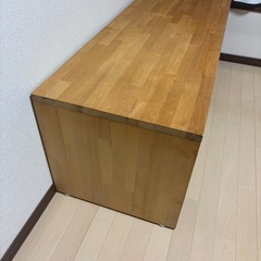 DIYした棚　高さ50 奥行き50 幅135お子様のお絵描きテーブルにも。の画像
