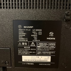 SHARP AQUOS 32型の画像