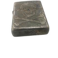 170590 現状品 ZIPPO ジッポ ZIPPO  shoots and roll スカル 2008年製 [1000023063593]の画像