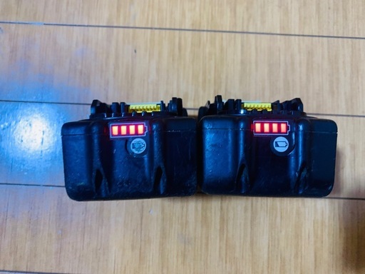 2個 中古 makita BL1860Bリチウムイオンバッテリー 18V 6.0Ah 純正 マキタ