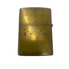170590 現状品 ZIPPO ジッポ ZIPPO SOLID BRASS 真鍮 1991年製 [1000023063678]の画像