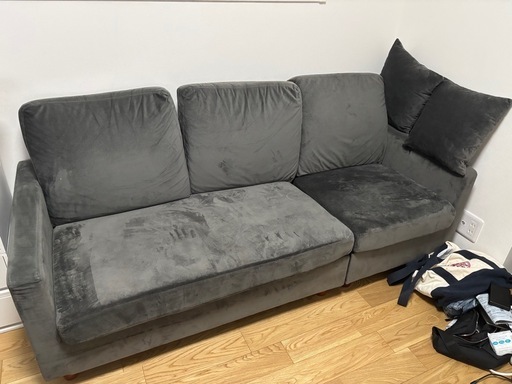 【引渡し予定者決定】LOWYA　3人用ソファ