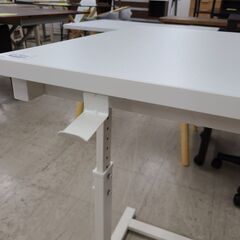J1503【リユースのサカイ柏店】IRIS OHYAMA　アイリスオーヤマ　昇降デスク　UDD-1000　ホワイト　クリーニング済み　参考価格15,800円の画像