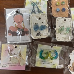 ハンドメイド　ピアスの画像
