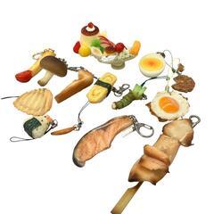 186001 食品サンプル　キーホルダー 40点まとめ売り [250820HM100385]の画像