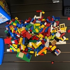 LEGO レゴブロック　青バケツの画像