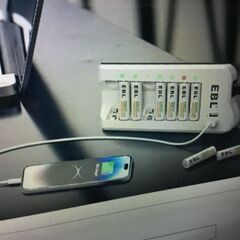 単３電池（充電器）及び　充電用単３電池の画像