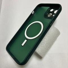 ［新品］アイホン 14 Plus　モスグリーン スマホケースの画像