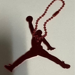 NIKE マイケルジョーダン 赤キーホルダーの画像