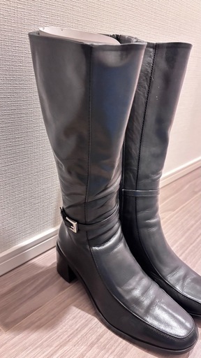 美品 クレミュー 細身　
ロング　ブーツ 23