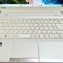 ダイナブック ホワイト 高性能 Corei7 16GB 新品SSD 500GB Office2024 Windows11  初期設定済の画像