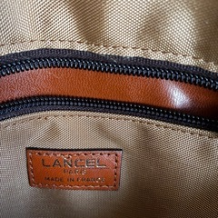 LANCEL ランセル　ショルダーバッグ　ベージュ　ブラウン 傷汚れありの画像