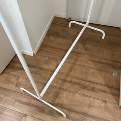 IKEA 洋服ラック  MULIG 白　の画像
