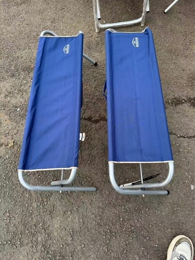 アウトドア用　折り畳み椅子　2人掛け　未使用品　二脚