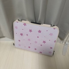 折りたたみ式 机 桜柄の画像