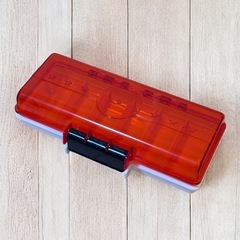 【新品】メザスタ トランク ケース タグ収納 最大36枚 レッド 赤の画像