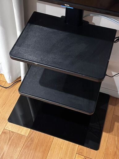 TCL 40S516 40インチ フルハイビジョン スマートテレビ(Android TV)外付けHDDで裏番組録画対応 黒とテレビ台