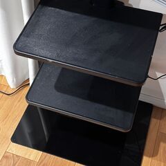 TCL 40S516 40インチ フルハイビジョン スマートテレビ(Android TV)外付けHDDで裏番組録画対応 黒とテレビ台の画像