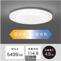  ニトリ 12畳スマートLEDシーリングライトの画像
