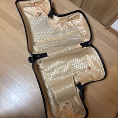 乗って座って運べる キッズ キャリーバッグ 24インチの画像