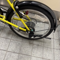 使用頻度少ない　折りたたみ
自転車の画像