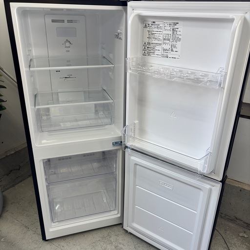 ニトリ 2ドア冷凍冷蔵庫 2023年製 140L 冷蔵庫 ブラック NTR-140BK