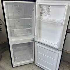 ニトリ 2ドア冷凍冷蔵庫 2023年製 140L 冷蔵庫 ブラック NTR-140BKの画像