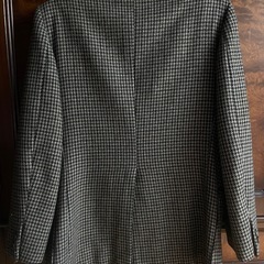 千鳥格子柄　グレーメンズジャケットの画像