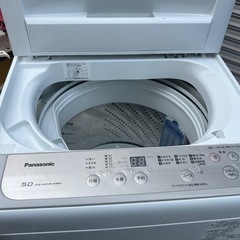 Panasonic縦型洗濯機、5kg .ステンレス洗濯槽搭載。の画像