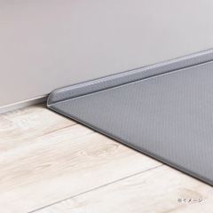 すき間を埋めるキッチンマット L-Fit モカXXL 60cm×270cm 厚み6mm クッション性 抗菌 燃えにくい 防カビ 拭くだけお手入れの画像
