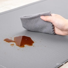 すき間を埋めるキッチンマット L-Fit モカXXL 60cm×270cm 厚み6mm クッション性 抗菌 燃えにくい 防カビ 拭くだけお手入れの画像