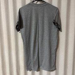 着丈65㎝くらいのロング丈　Tシャツ　グレー  Sサイズ Kissmarの画像