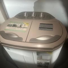 二槽式小型洗濯機の画像