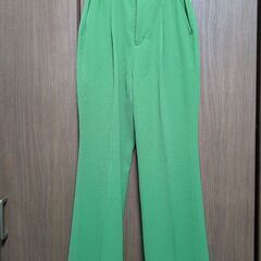 【A part by】※未使用品※ワンタックフレアパンツ フリーサイズの画像