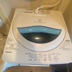 東芝の5Kg洗濯機 2016年製 動作問題無しの画像