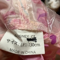 【ディズニー】キッズレインコート 130cm 袋付き（女の子向け）の画像