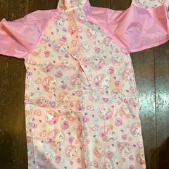 【ディズニー】キッズレインコート 130cm 袋付き（女の子向け）の画像