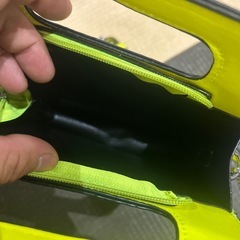 韓国ファッション　caution メッセンジャーバッグ　ショルダーバッグの画像