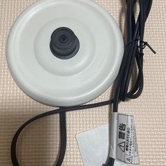 【値下げしました！】TIGER 電気ケトル0.6L 転倒お湯漏れ防止 説明書付きの画像